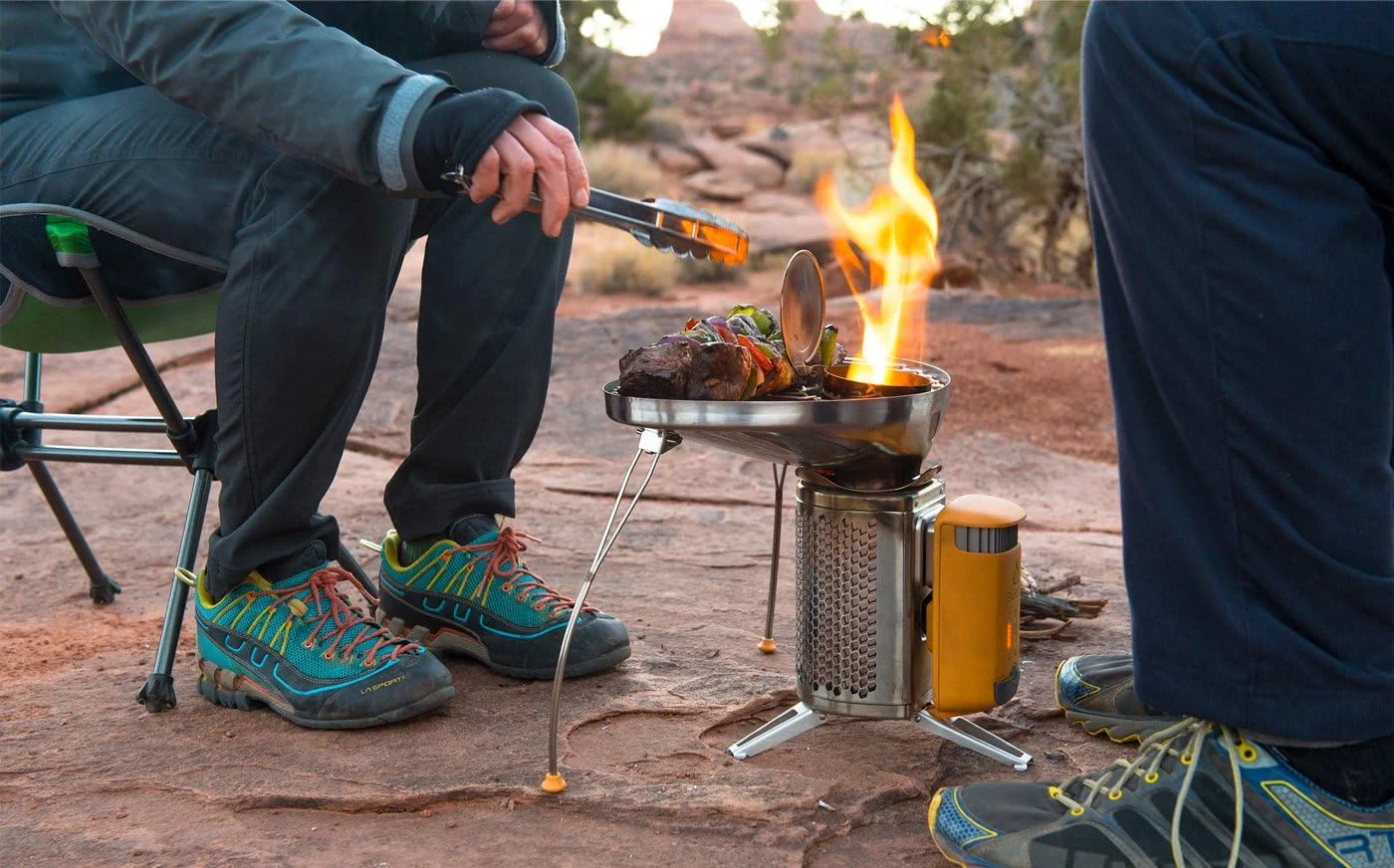 BioLite Campstove 2+ Wood Burning Electricity Generating & USB Charging Camp Stove